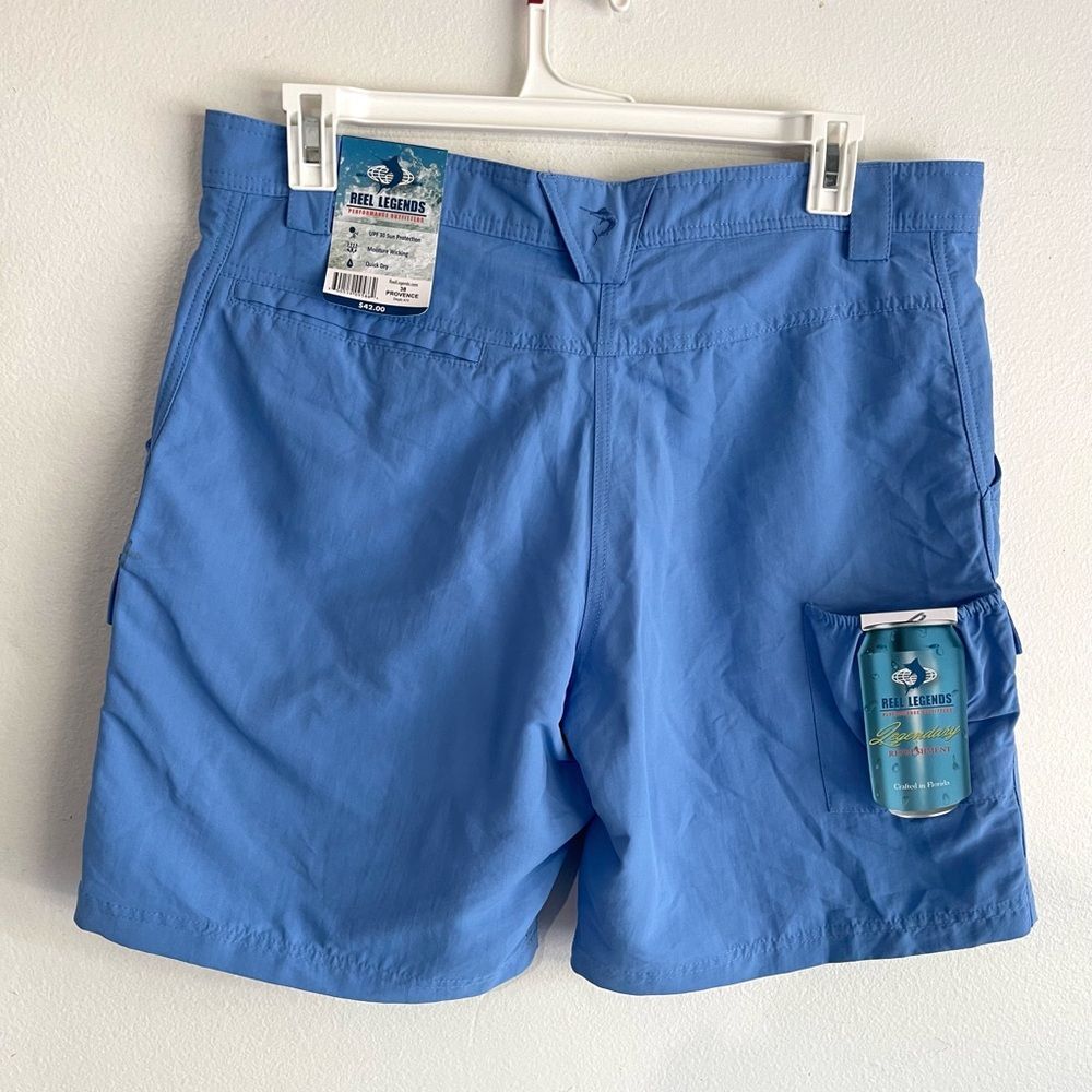 Reel legends performance outfitters shorts sandbar sun protect quick dry mens 38